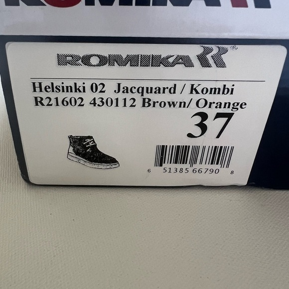 New $115 ROMIKA Helsinki 02 Fleece Lined Waterproof Sneaker Boot Women Size 6.5 - Picture 7 of 8